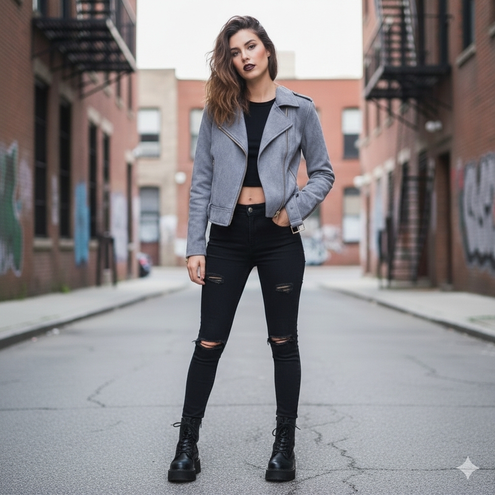 Romeo & Juliet Couture Vegan Suede Jacket - Picture 15 of 15